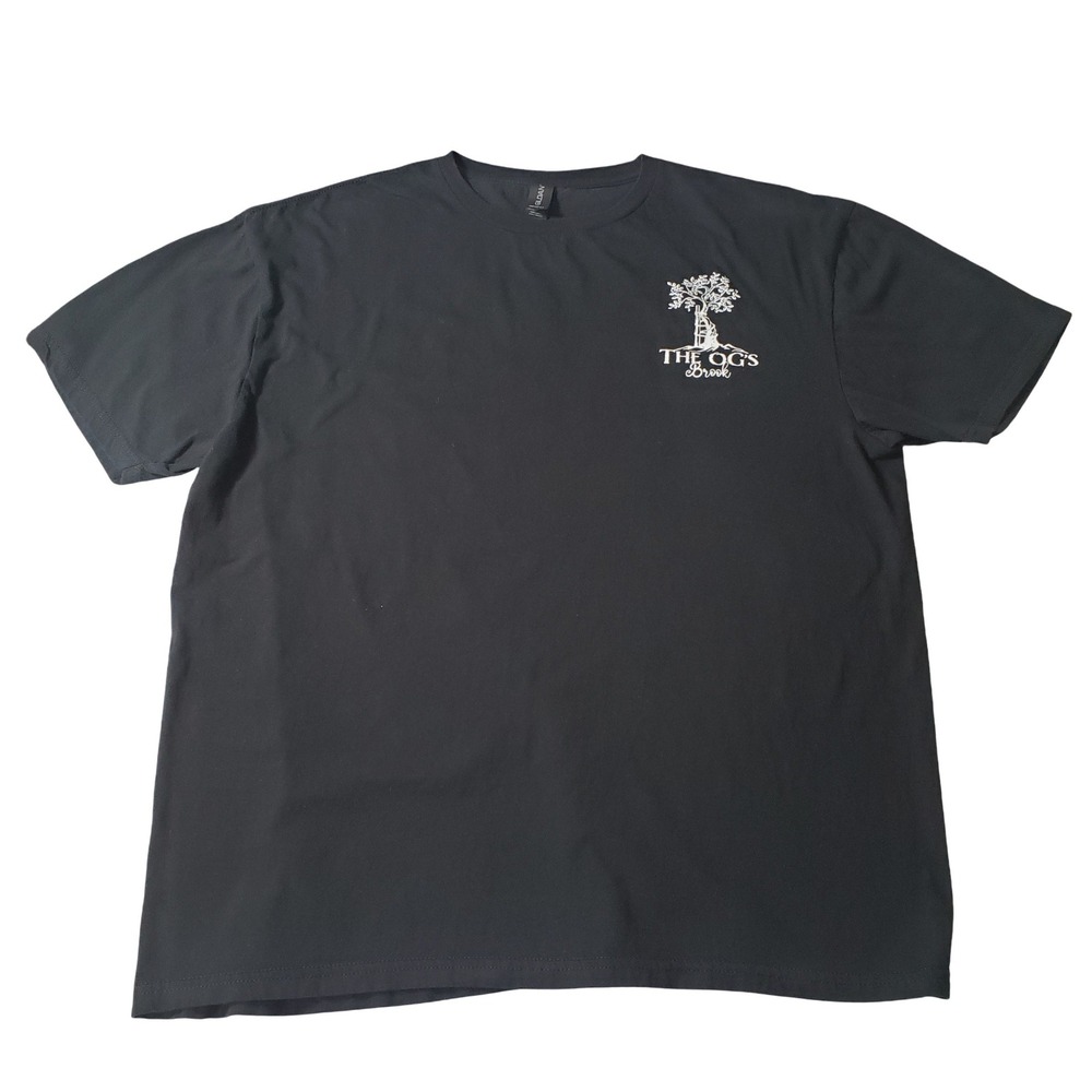 Gildan Softstyle Bad to the Bone Skeleton Graphic T-Shirt Mens XL Black